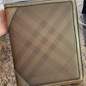 Burberry Gold Check Iconic Tablet Case
